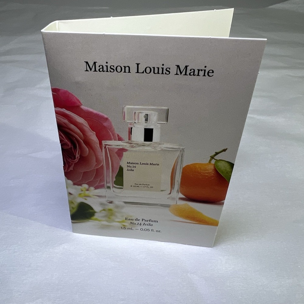 Maison Louis Marie No. 14 Icila Eau de Parfum Sample Spray 0.05 oz | 1.5 ml NEW
